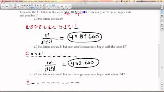 Founds 12: 2.7 Problem Solving w Permutations & Combinations