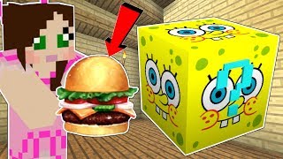 Minecraft: SPONGEBOB *MEMES* LUCKY BLOCK MOD!!! (SPONGEBOB, PATRICK, & KRABBY PATTIES!) Mod Showcase screenshot 4