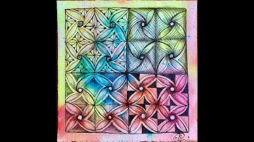 Well by Zentangle® tangle tutorial with Annie Reiser, CZT