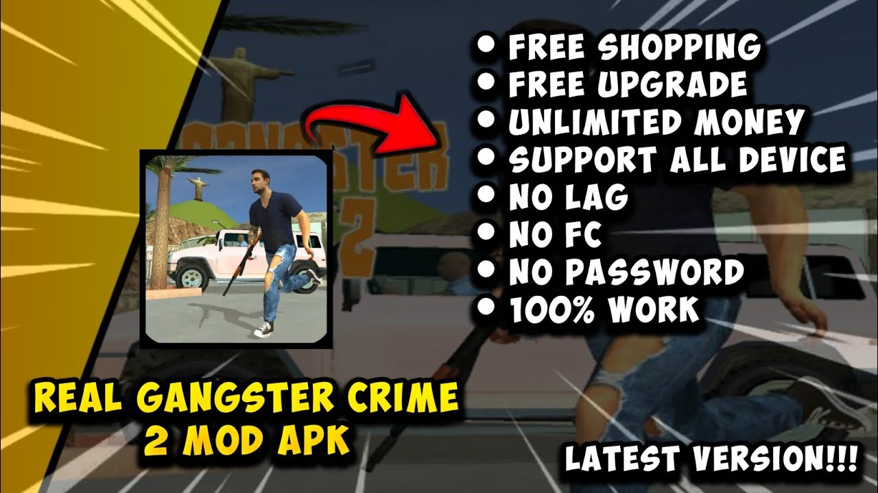 REAL GANGSTER CRIME 2 MOD APK [ NO PW ]