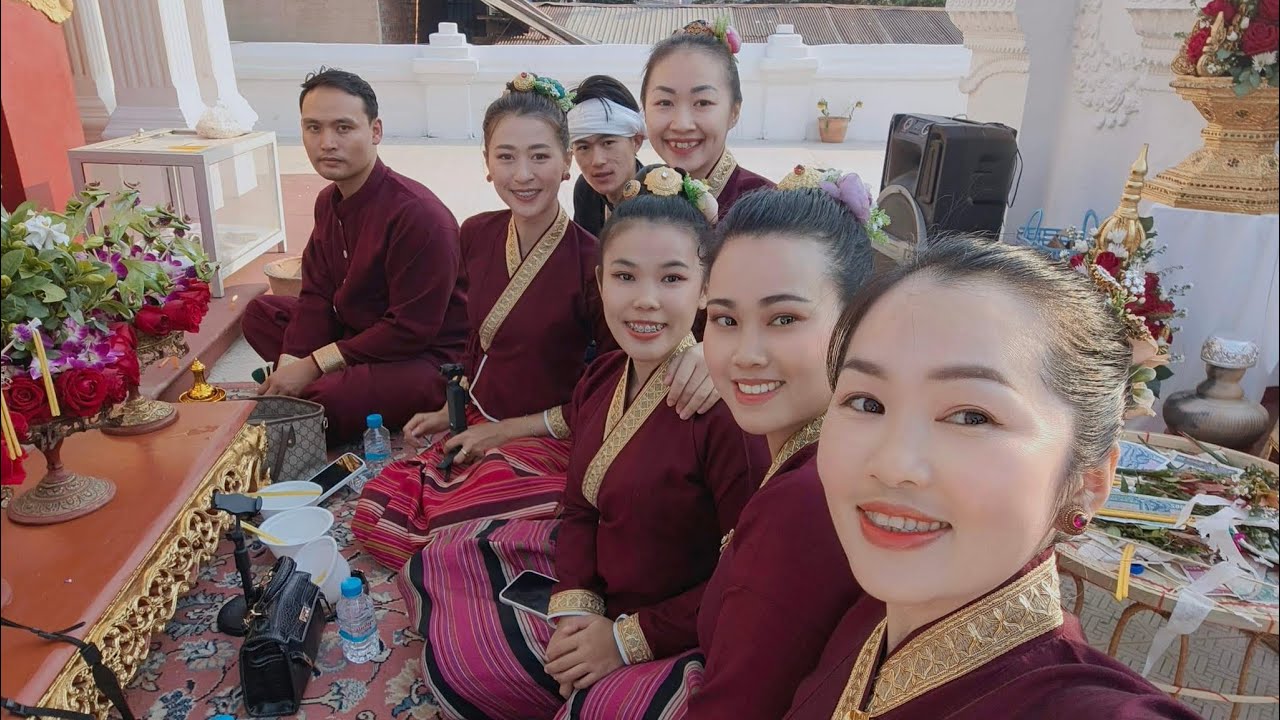 สาวไทขืนเที่ยวกาดเก่าเชียงตุง ของในตลาดถูกหรือแพง👉🏻ตามไปดู ฟ้อนรำถวายเจ้าฟ้าในงานกาดเก่า