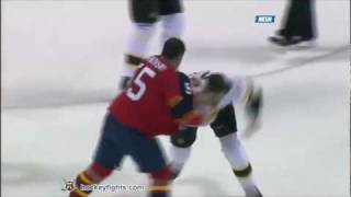 Daniel Paille vs Ed Jovanovski Jan 16, 2012