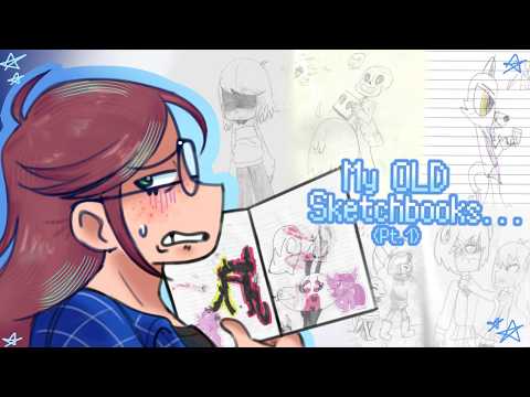 I DREW FNAF SHIP ART?! | Looking at my OLD SKETCHBOOKS | Part 1