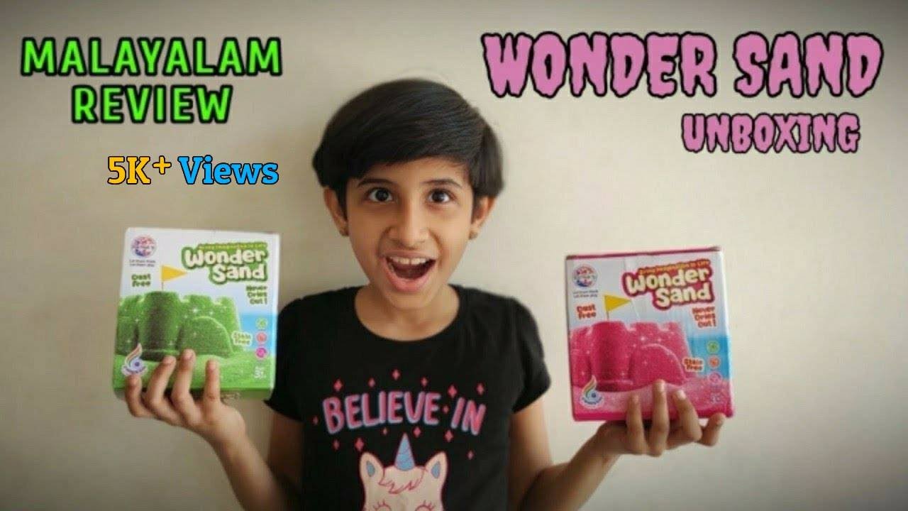 KINETIC SAND Oddly Satisfying | UNBOXING & PLAYING മലയാളം