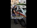 Ambulances hit during Israeli air attack in Gaza | AJ #shorts