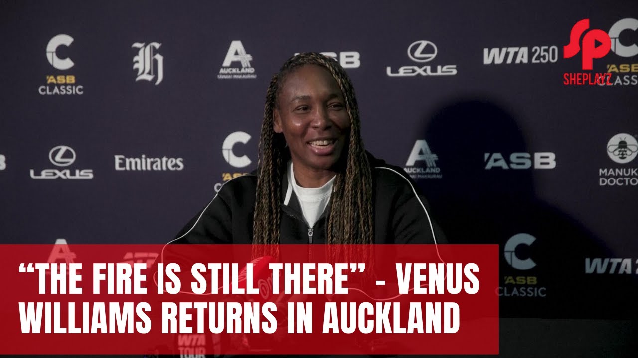 Venus Williams Returns to the WTA Tour at Auckland ASB Classic