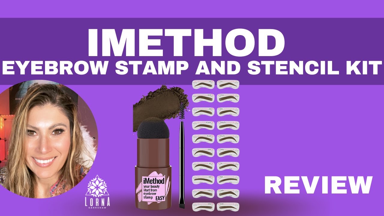iMethod Eyebrow Stamp and Eyebrow Stencil Kit Eyebrow Stamp and