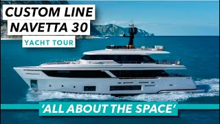 Custom Line Navetta 30 yacht tour