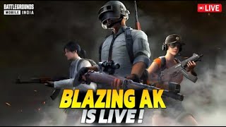 BGMI LIVE FULLY FUNNY GAMEPLAY WITH RANDOMS | BGMI LIVE WITH BLAZING AK GAMING #bgmi #pubg#bg