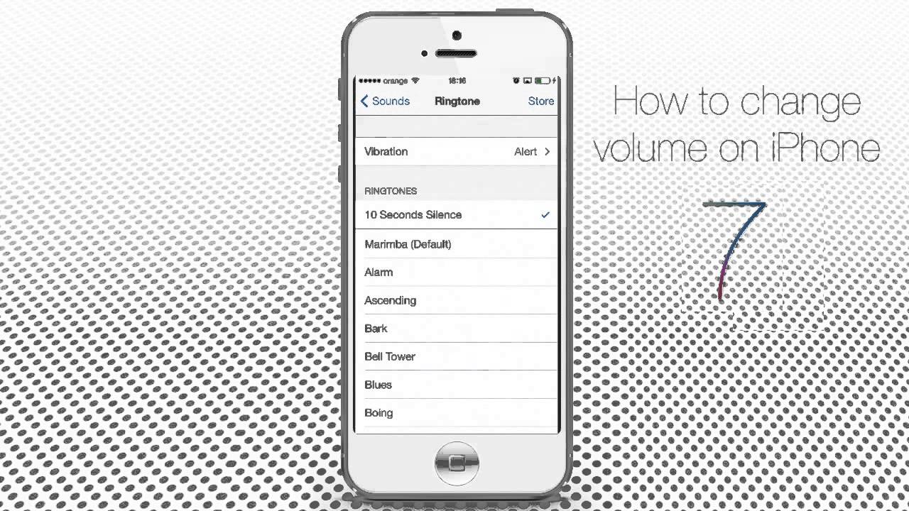 How do you make the voice louder on an iPhone?