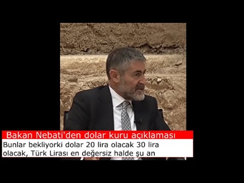 Nurettin Nebati'den bomba itiraf:  Türk Lirası en değersiz halinde şu an...