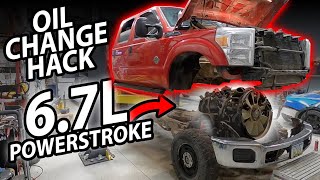 MY NEW TRUCK NEEDS AN ENGINE! 6.7 Powerstroke F250 Cab Removal / Engine swap