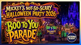 Mickey's Boo To You Halloween Parade 2026 Full Show in 4K Magic Kingdom Walt Disney World Florida