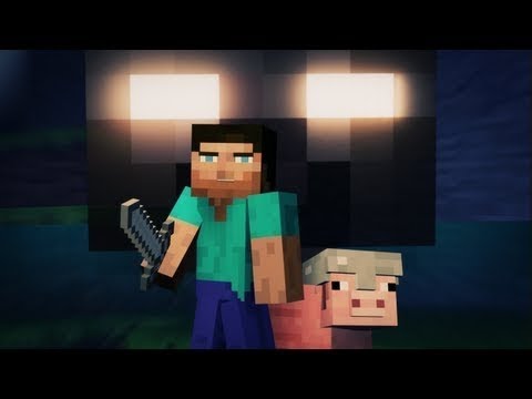 Cube Land- A Minecraft Music Video - Original Song by Laura Shigihara - Lyrics
