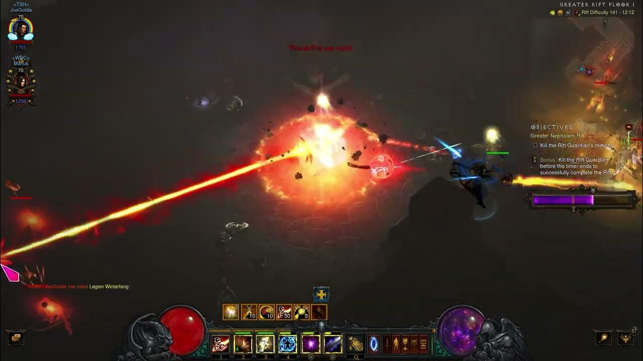 Diablo III Season 31 2 Players Hardcore GR141 RANK 25 (Europe) YouTube