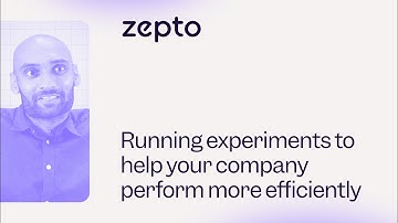 Running experiments to help your company perform more efficiently