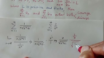 Calculus 2 Exam 3 Review  Limit comparison test 2