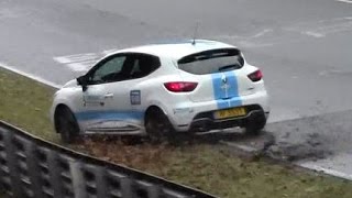 Renault Clio RS Slippery Crash Nordschleife Touristenfahrten 22.03.2015 Nürburgring