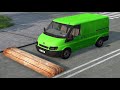 Cars vs Wooden Speed Bump - Part 2 - BeamNG Drive