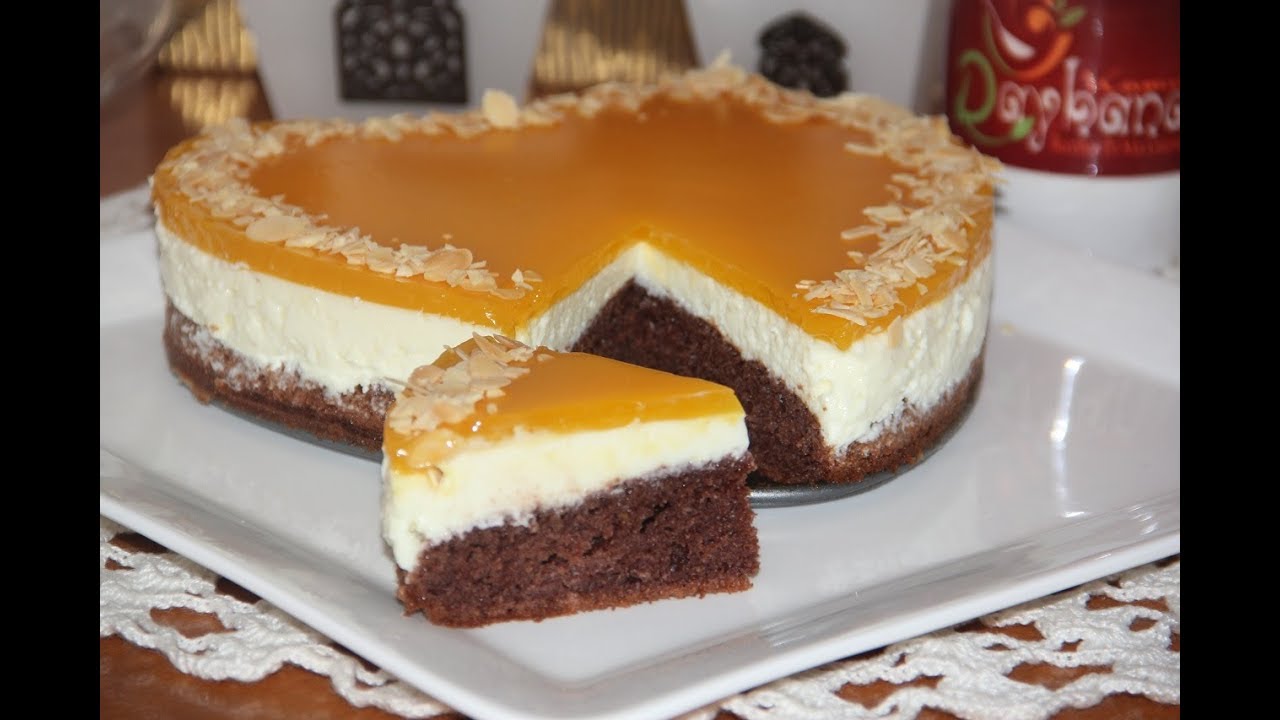 كيك الياغورت البارد سهل وسريع بمذاق رائع من ألذ مايكون / طورطة باردة