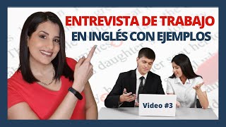 Entrevista de trabajo EN INGLES con PREGUNTAS y RESPUESTAS (Incluye EJEMPLOS)  - YouTube