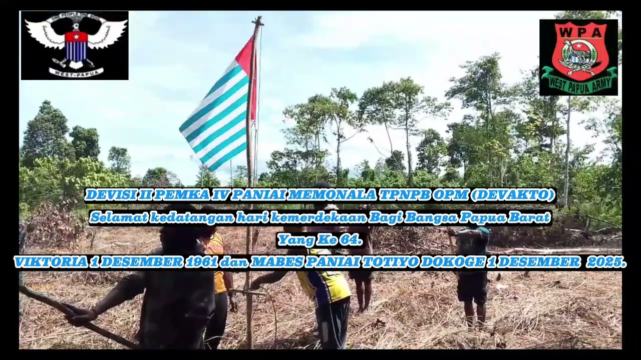 Memperingati hari hut kemerdekaan bangsa west papua barat sorong sampai samarai yang ke64 Tahun 2025