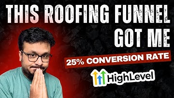 GoHighLevel Roofing Landing Page Design | 25% CONVERSION RATE