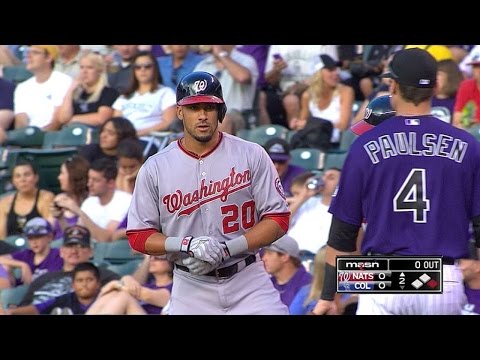 WSH@COL: デズモンド、ロッキーズ戦で5打数5安打の快投