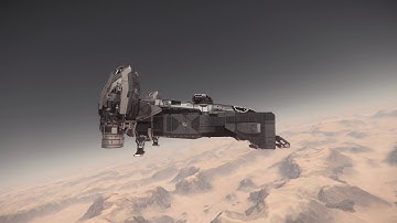 Star Citizen ..testing 3.6  vtol hover mode.. CUTLASS BLACK