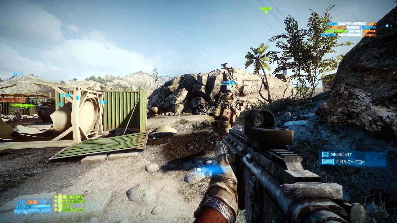 Battlefield 3 Multiplayer: Rush Attack on Kharg Island (K/D=20-5) (PC, Ultra, 1080p) GTX 680