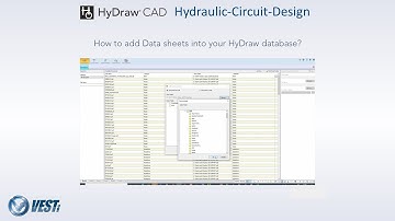 How To Add Data Sheets Into Your HyDraw Database