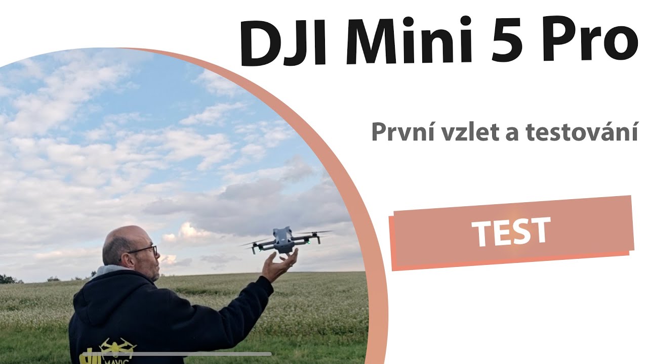 DJI Mini 5 Pro první seznamovací let - YouTube