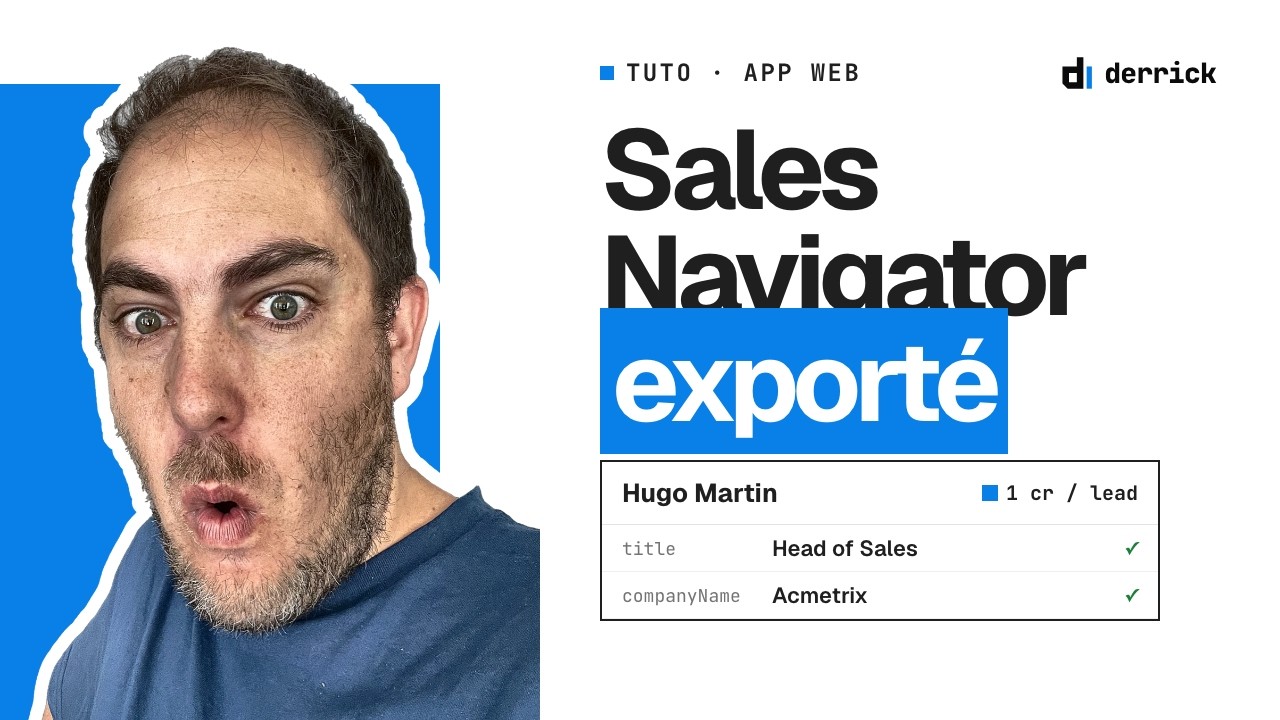 Exporter une recherche Sales Navigator en liste (tuto)