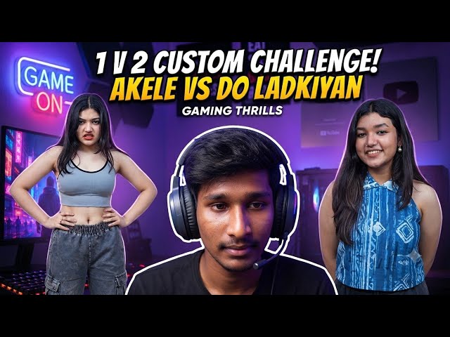 FREE FIRE Video 2 Hot Girls with Custom challenge With Song On&on