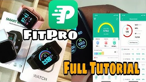 How To SetUp FitPro SmartWatch | FitPro Bracelet How to Use