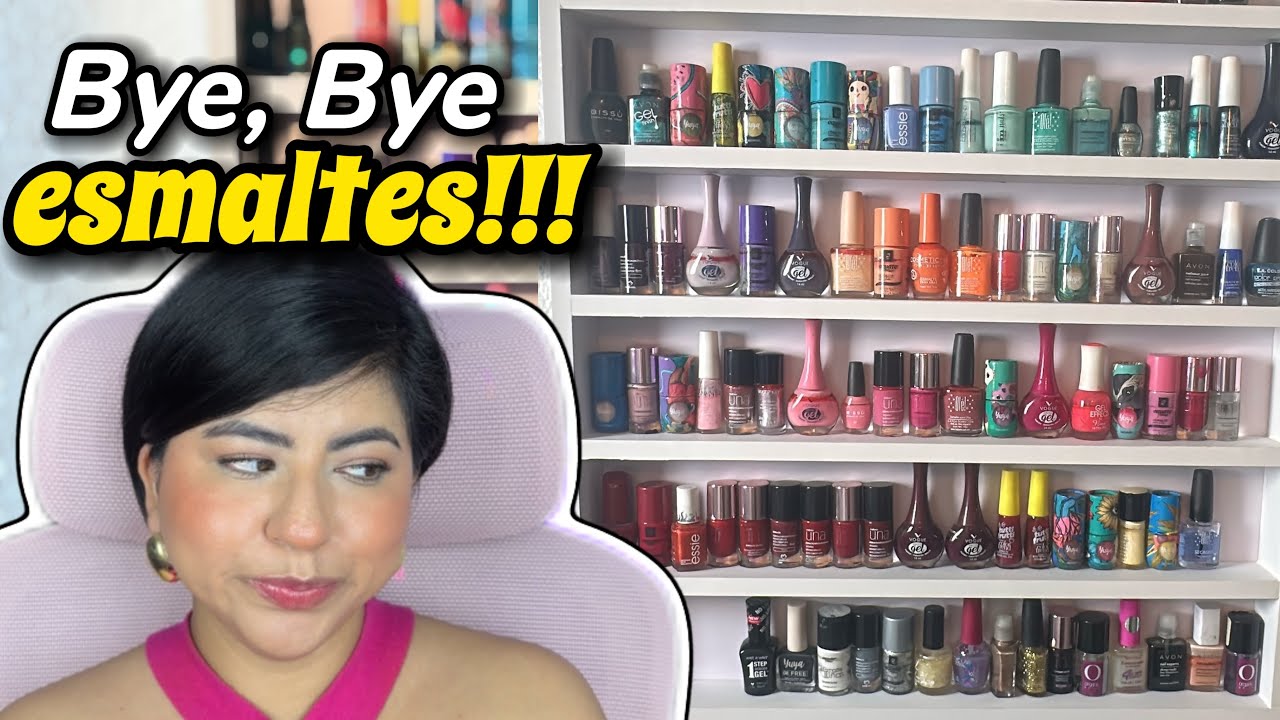 🗑️ Depuración de mi Colección de 💅ESMALTES 💅de uñas #declutter #nailpolish #nailpolishcollection