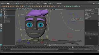 Human rig test - Maya (Blendshapes)