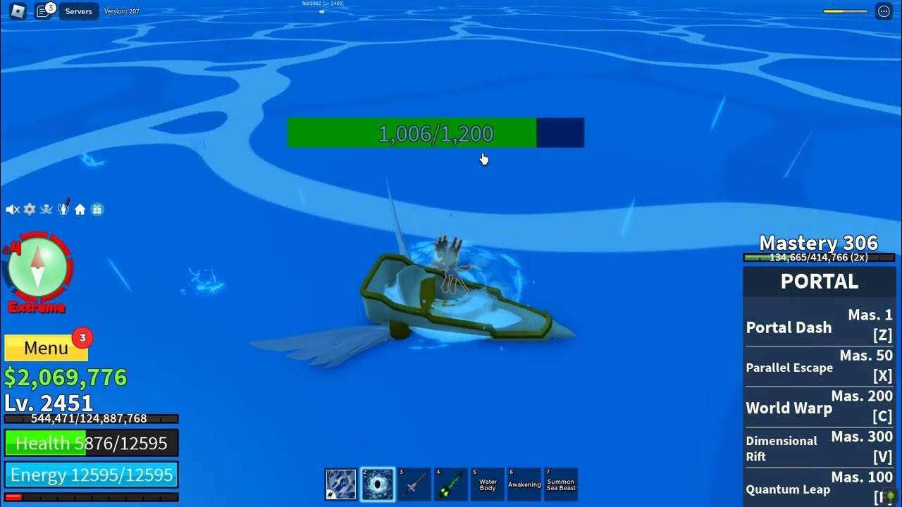 Cursed Ship in the Second Sea of Blox Fruits [UPDATE 20.1]⭐