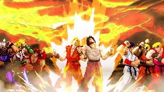 God Slayer Ken & Fury Ken Master vs Everyone! 2vs2 Tag Team. Street Fighter Mugen