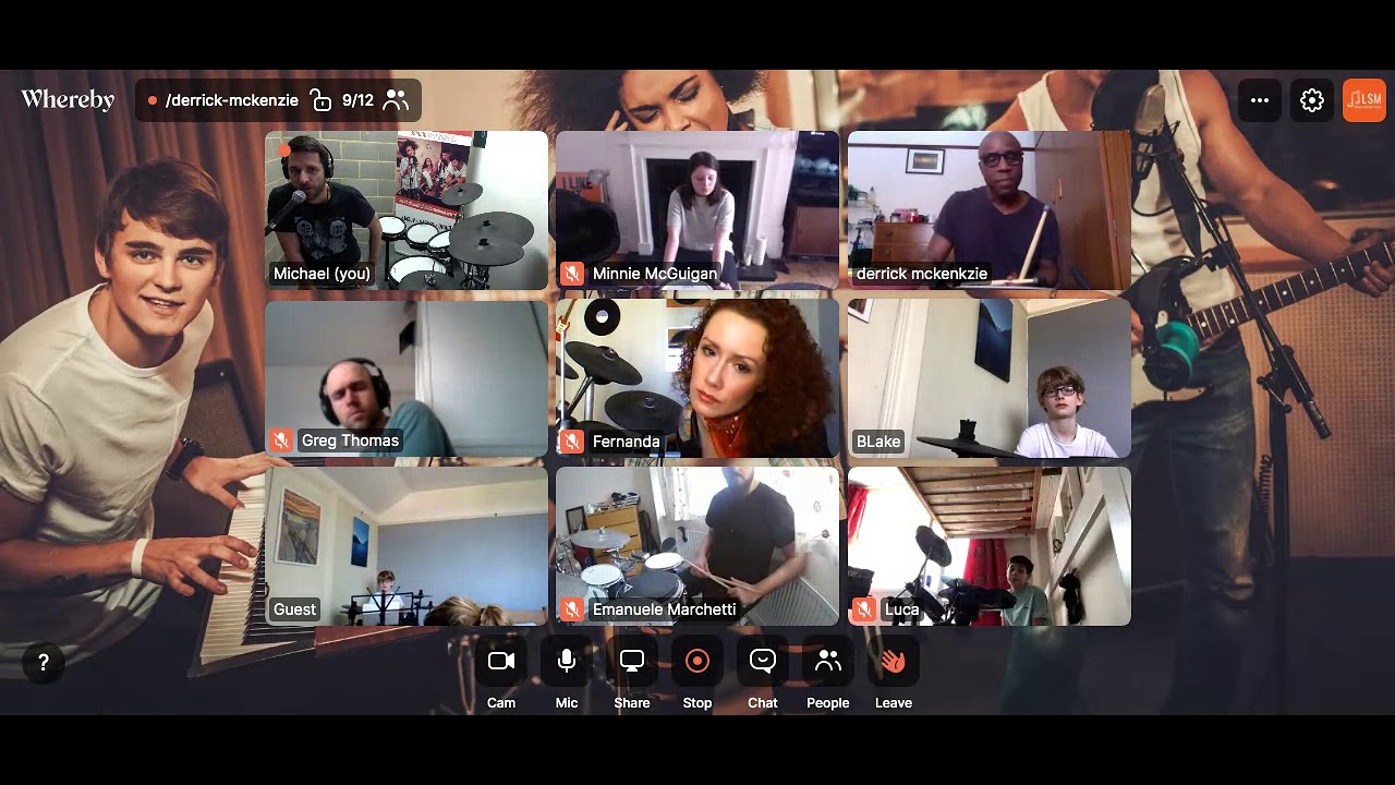 LSM Online Open Day - Rudimental class 1 with Derrick McKenzie (Jamiroquai) 04 April 2020