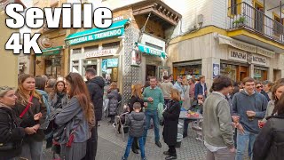 Sevilla 4K Walk - Regina, Setas and Santa Catalina areas - Virtual Walking Tour, Spain