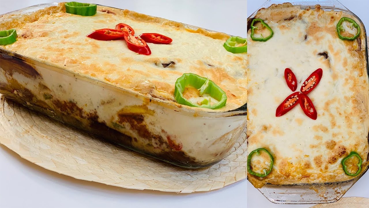 طريقة عمل مسقعة بالبشاميل | العزومة مع الشيف فاطمة أبو حاتي