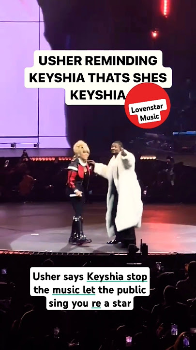 Usher says Keyshia stop themusic let the public sing #Usher #keyshiacole #short #music #shortshorts