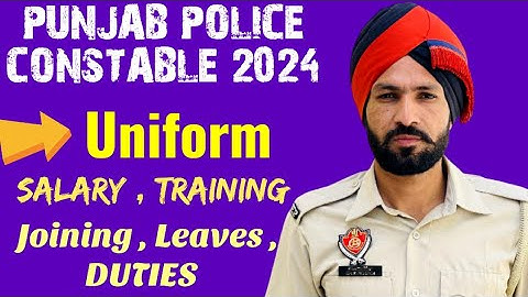 Discussion regarding punjab police Uniform , leaves, Salary ll punjab police new update today 