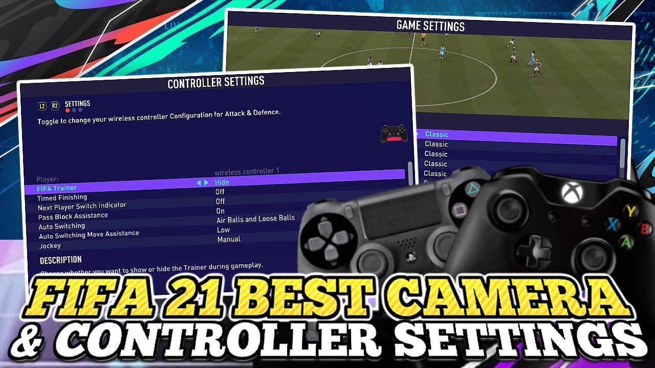 FIFA 21 BEST CAMERA & CONTROLLER SETTINGS!! THIS SETTING IS GAME BREAKING | FIFA 21 ULTIMATE TEAM