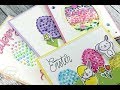 Pretty Pink Posh Sparkle Dot Patterns 2 | AmyR 2018 Easter Card Series #7