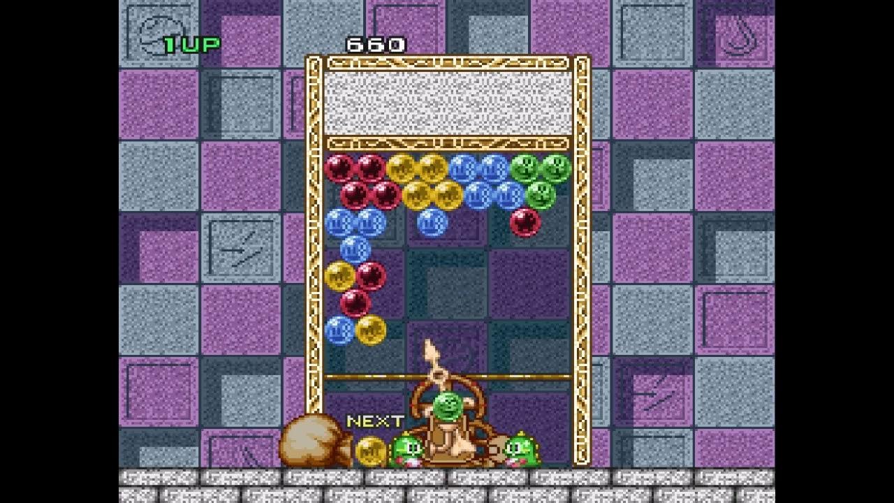 Game Over BustAMove (SNES) YouTube