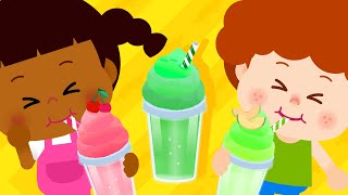 Colorful Slushies | Mr. Slushie Drink Truck | Sweet Yummy Food Song | Nursery Rhymes & Kids Songs