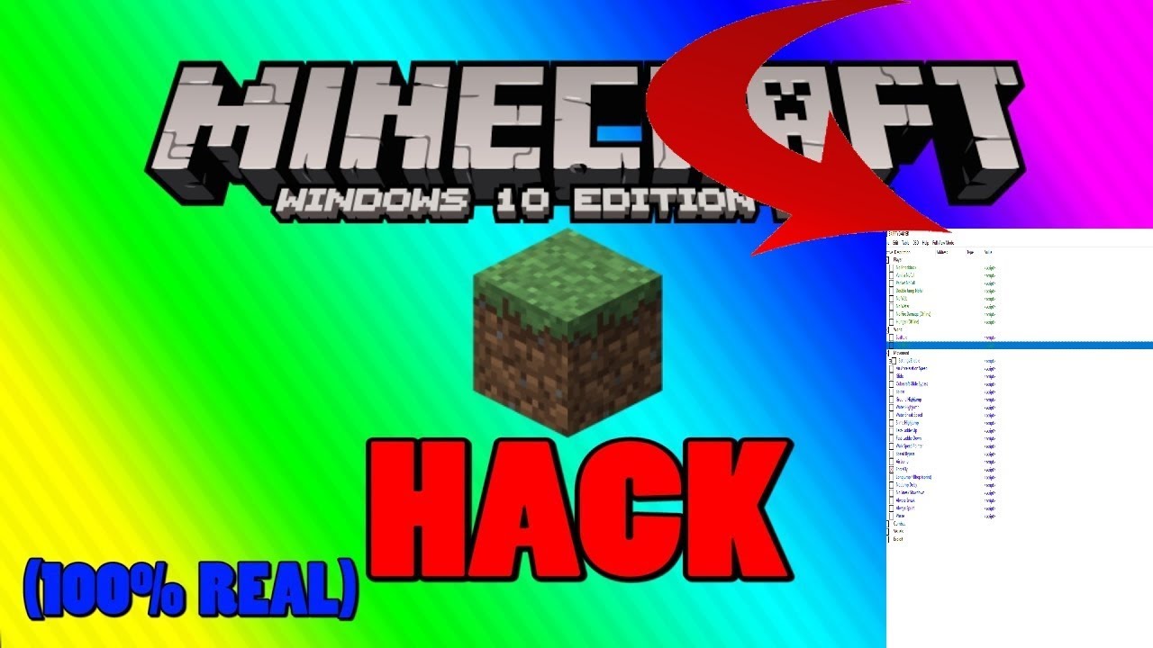 Minecraft/windows 10/Bedrock/Hacks/ - YouTube