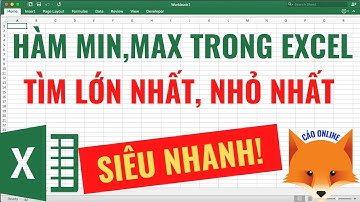 Hàm Min, Hàm Max Trong Excel – Tìm Giá Trị Nhỏ Nhất, Lớn Nhất Siêu Nhanh